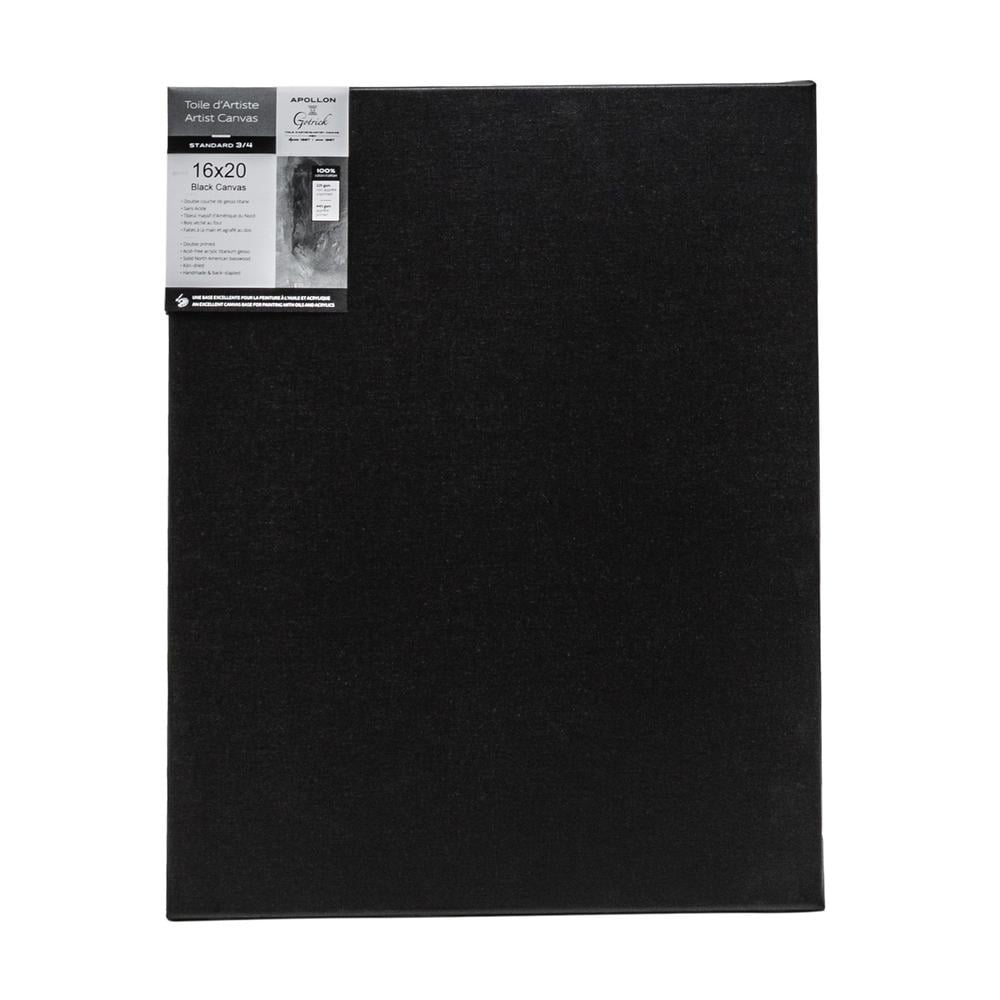 Standard Black Artist Canvas